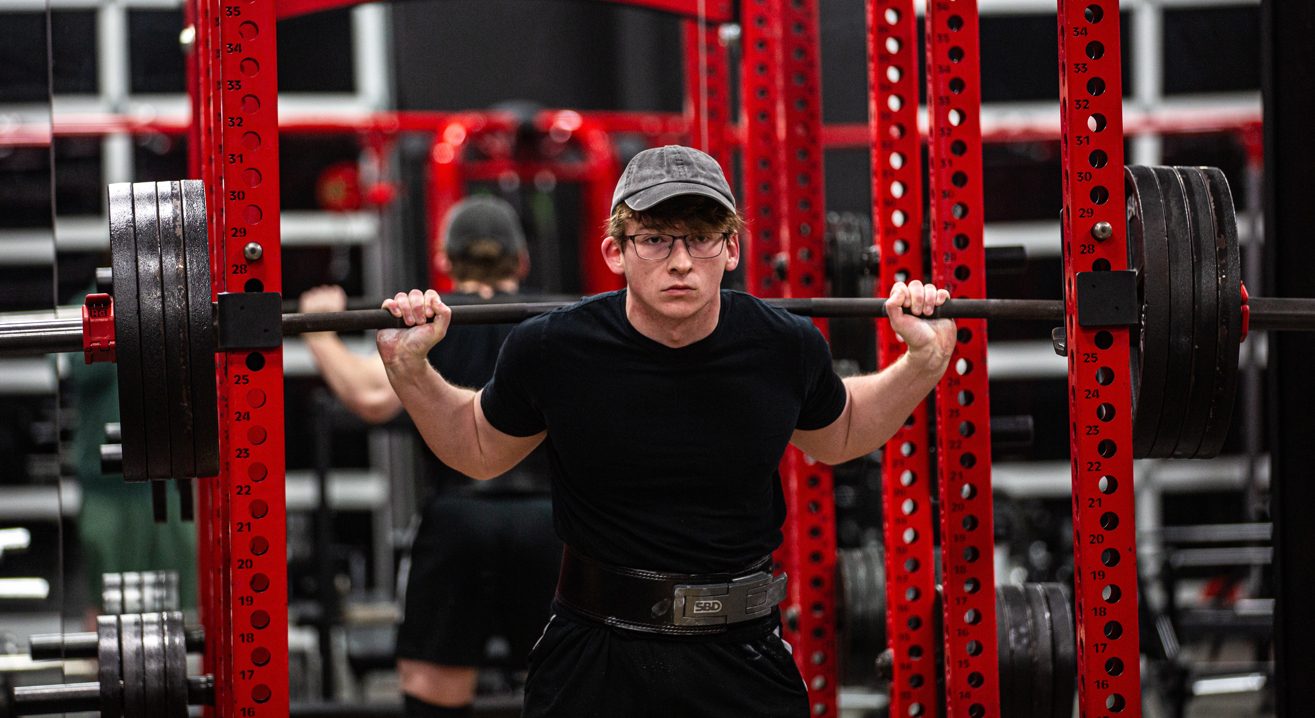 Iain performing a squat